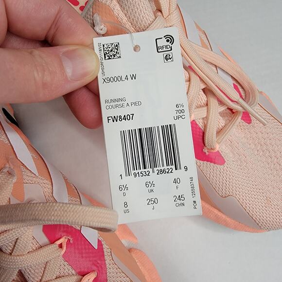 Women's ADIDAS X9000L4 BOOST RUNNING SHOES 8 - Picture 5 of 13